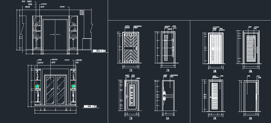 各类装饰门立面图集.png