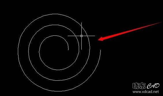CAD中如何绘制平面螺旋线-4.jpg